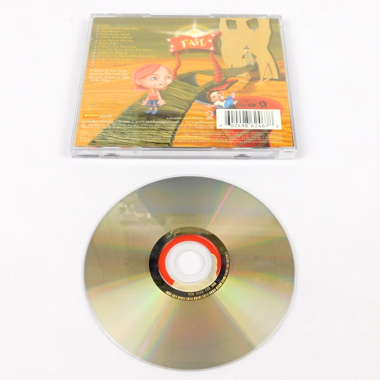 New Found Glory Catalyst CD 2004 Tested Geffen Records B0002633-12 Pop Punk