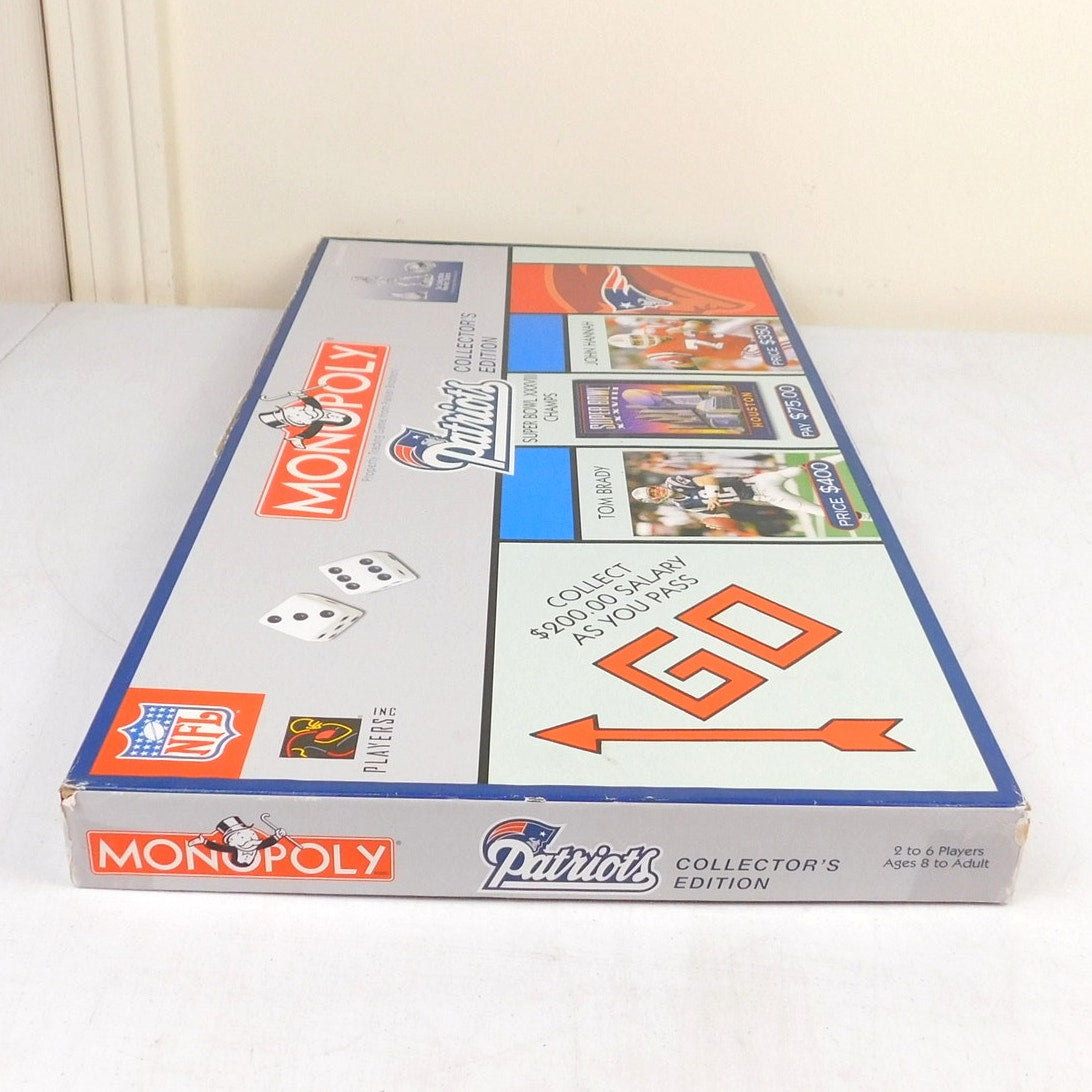 New England Patriots Monopoly Board Game Complete In Box USAopoly Vintage 2004