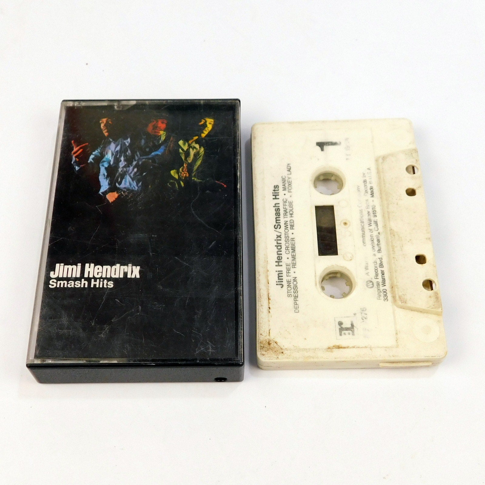 Jimi Hendrix Smash Hits Cassette Tested 1969 Warner Bros M5 2276