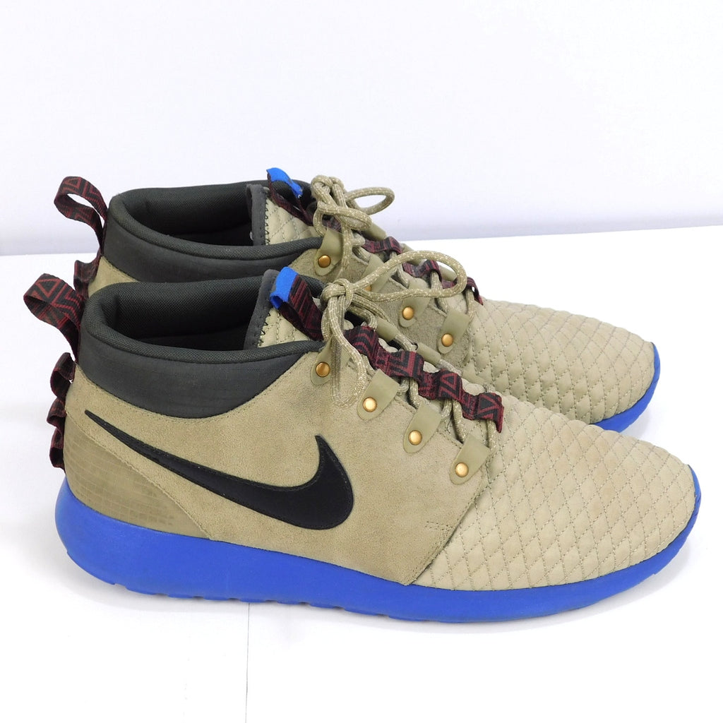 Nike Roshe Run Sneakerboot Bamboo Blue 615601-200 Men's Size 12 Shoes 2013