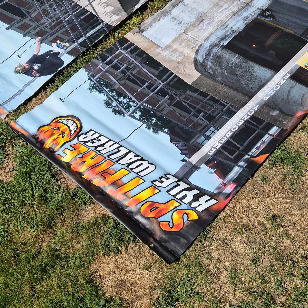 Spitfire Kyle Walker Zumiez Display Banner Set 44x102 Skateboarding Store Promo