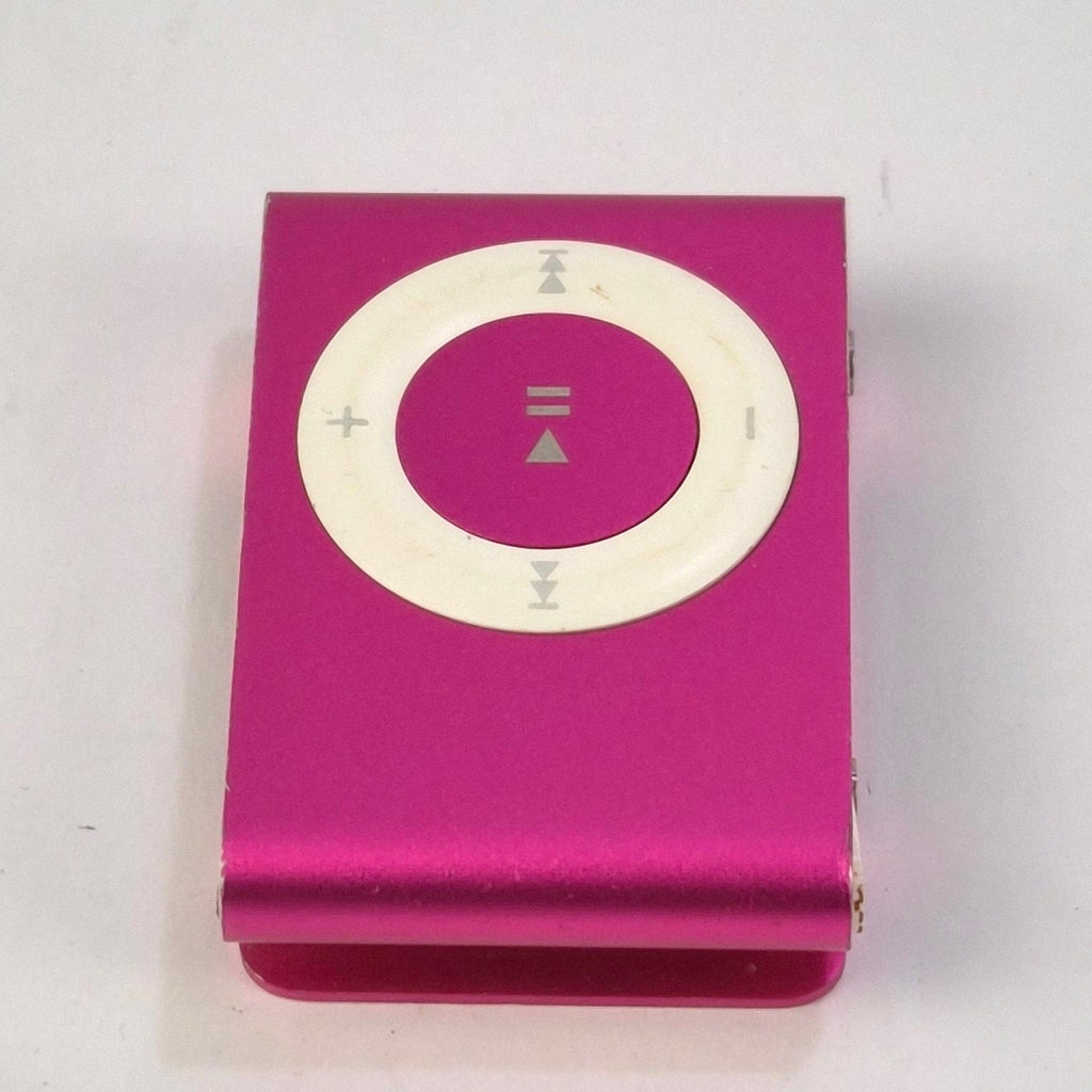 Pink Apple iPod Shuffle 2nd Gen 1GB A1204 New Battery Tested USB Cable Bundle