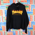 Thrasher Magazine Flame Logo Hoodie - Size M