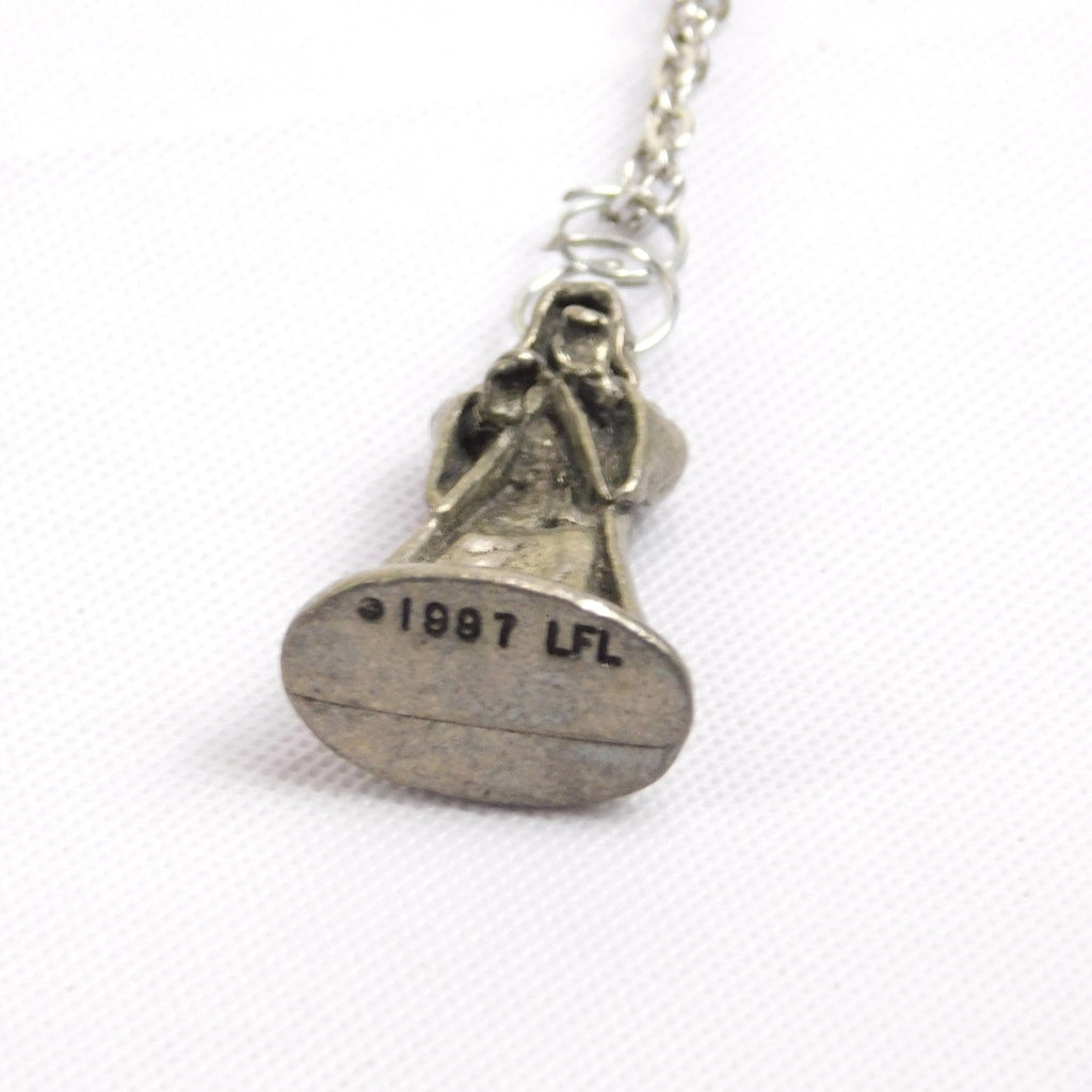 Vintage Emperor Palpatine Necklace Star Wars Monopoly Game Piece Sterling Silver 1997