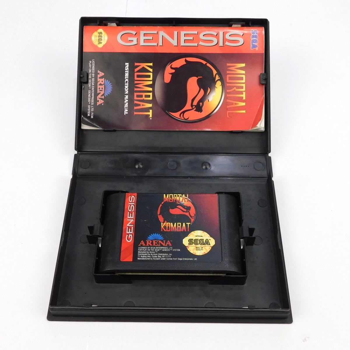 Mortal Kombat SEGA Genesis 1993 Complete CIB Tested Working Acclaim