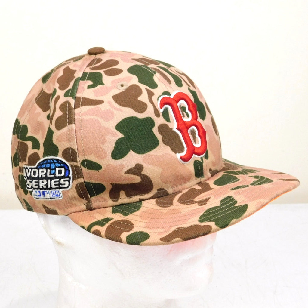New Era Boston Red Sox 2004 World Series Duck Camo Fitted Hat - Size 7 1/4