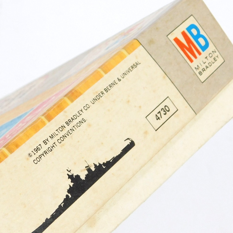 Vintage 1967 Milton Bradley Battleship Board Game 4730 Complete Original Box
