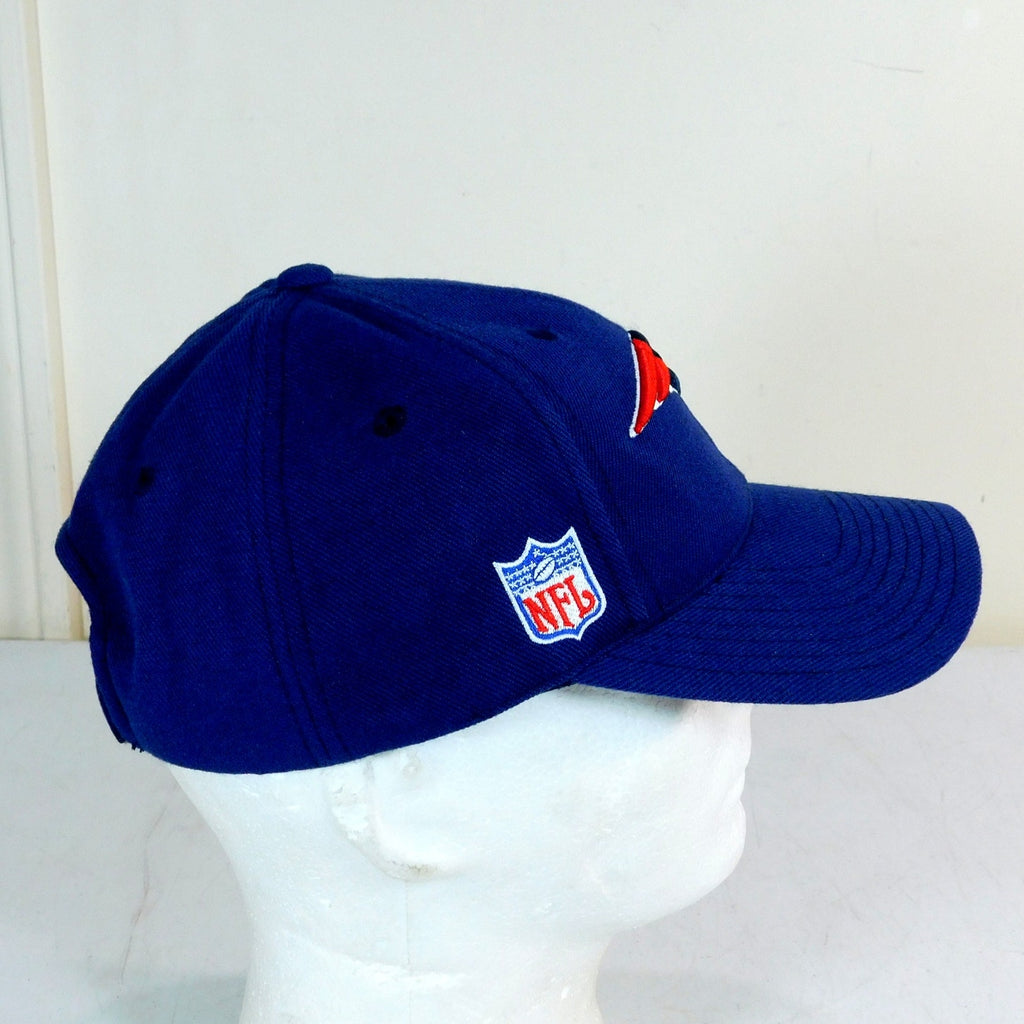 Vintage New England Patriots Hat Flying Elvis Logo Reebok On Field Y2K