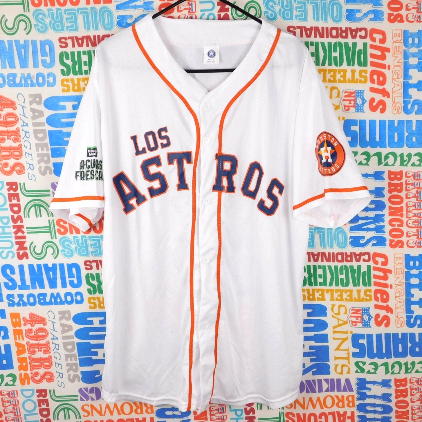 Houston Astros Los Astros Baseball Jersey - Size XL