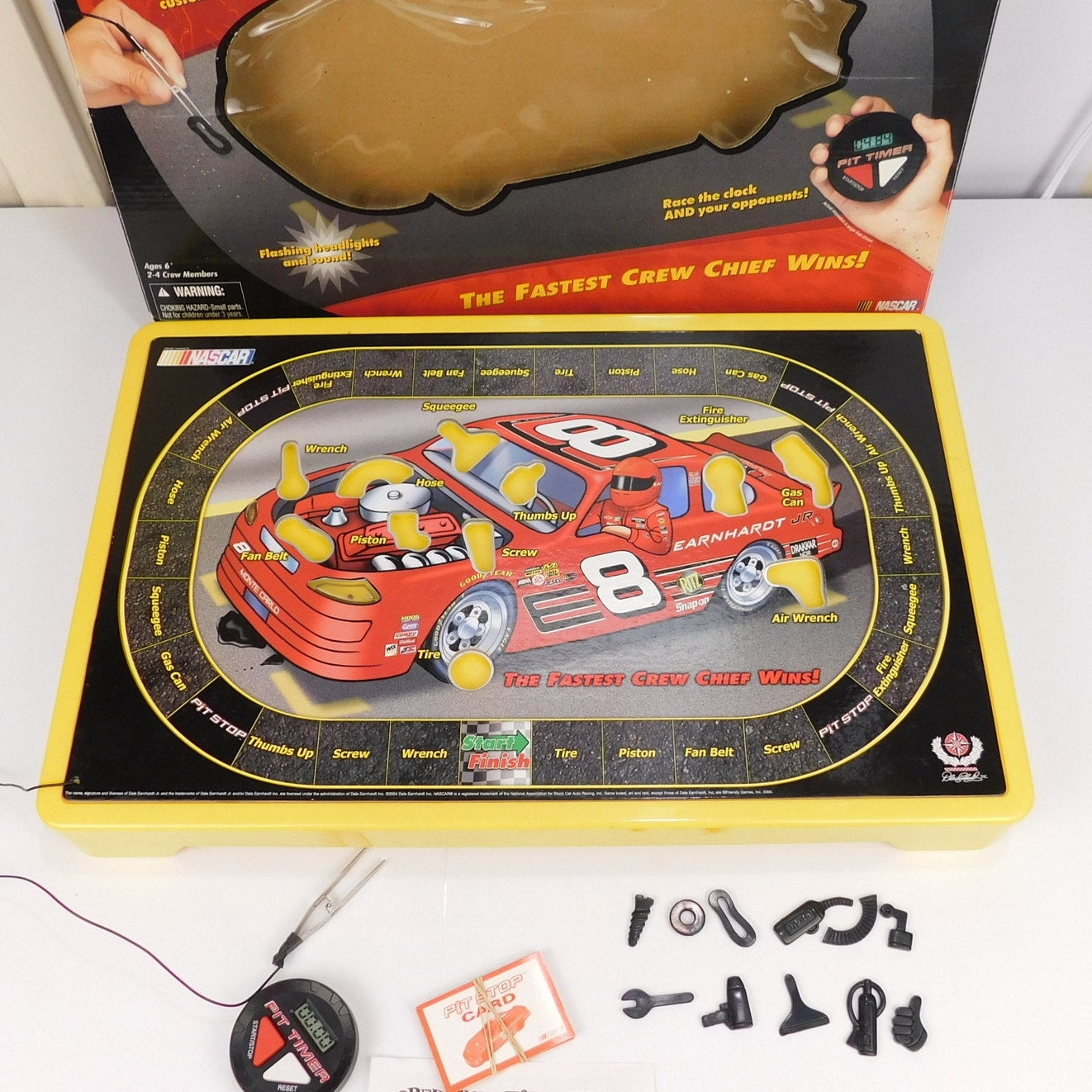 Operation Pit Stop Dale Earnhardt Jr Edition Board Game Complete In Box 2004
