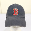 Boston Red Sox 47 Brand Twins Strapback Hat Distressed Felt B Logo Adjustable