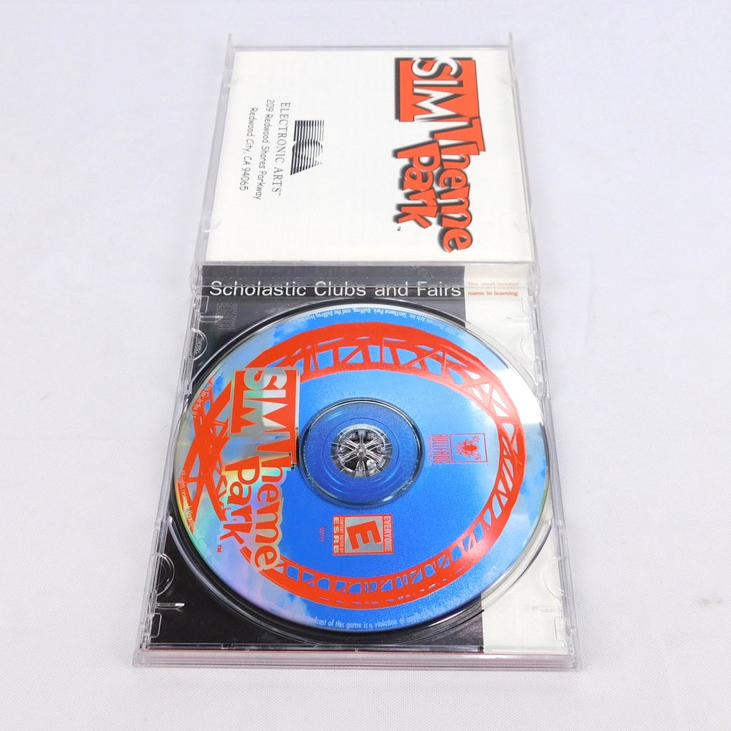 Sim Theme Park PC Big Box Complete CIB Windows 95 98 EA Bullfrog 1999