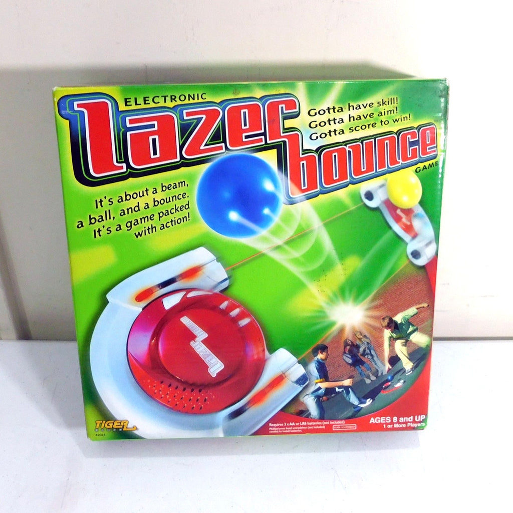 Tiger Electronics Lazer Bounce Ball Game 2004 Hasbro 42024 Complete In Box