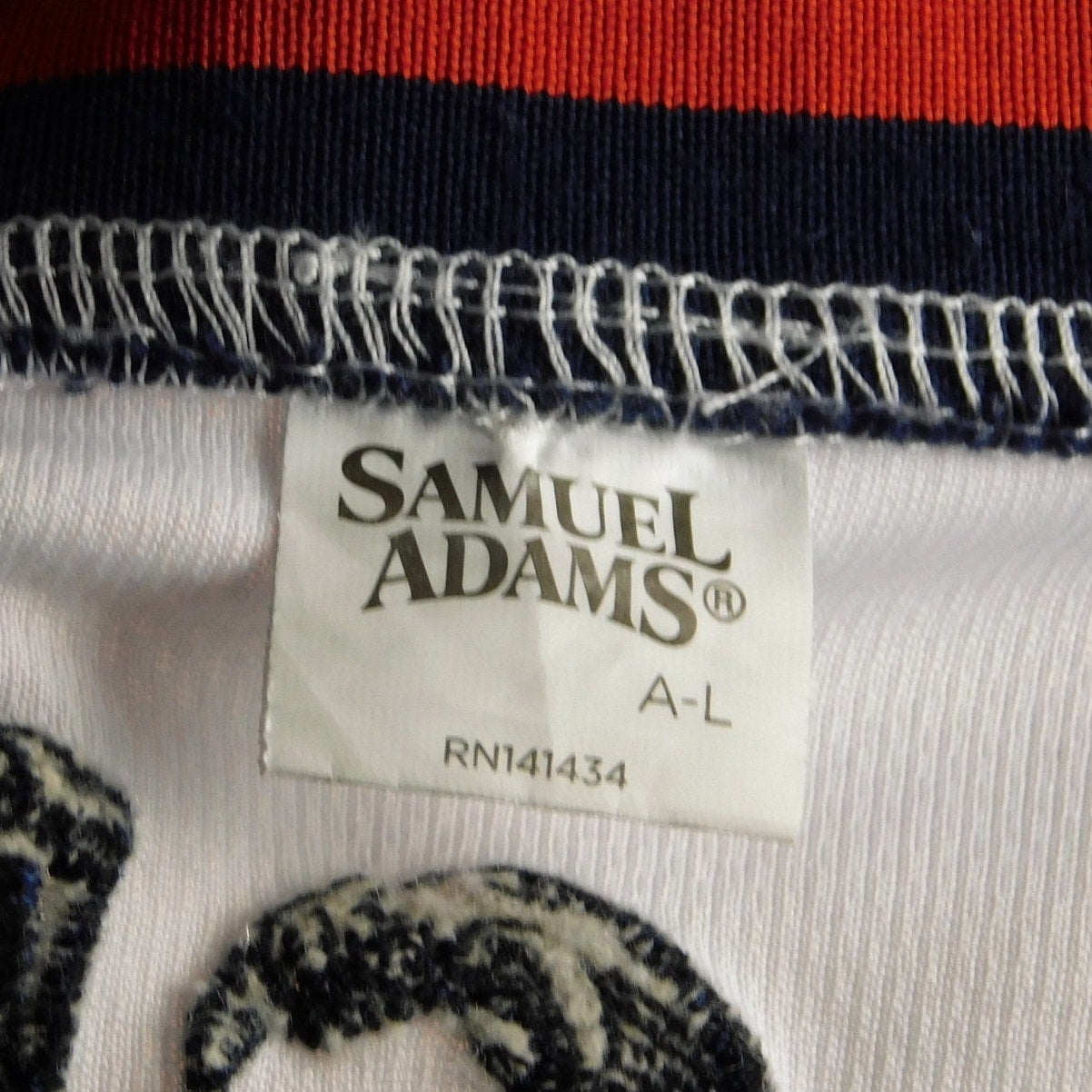 Samuel Adams Beer Stitched Basketball Jersey - Size L