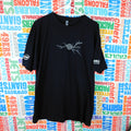 Intel Lightning Graphic T Shirt Size XL Double Sided Dell Black Power Button