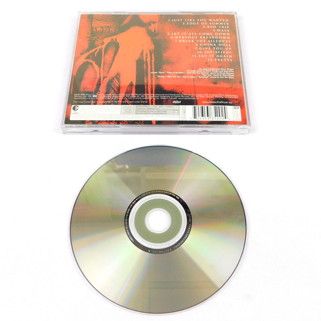 Breach Of Trust Self Titled CD 2004 Tested EMI Music Canada 7243 538529 2 4