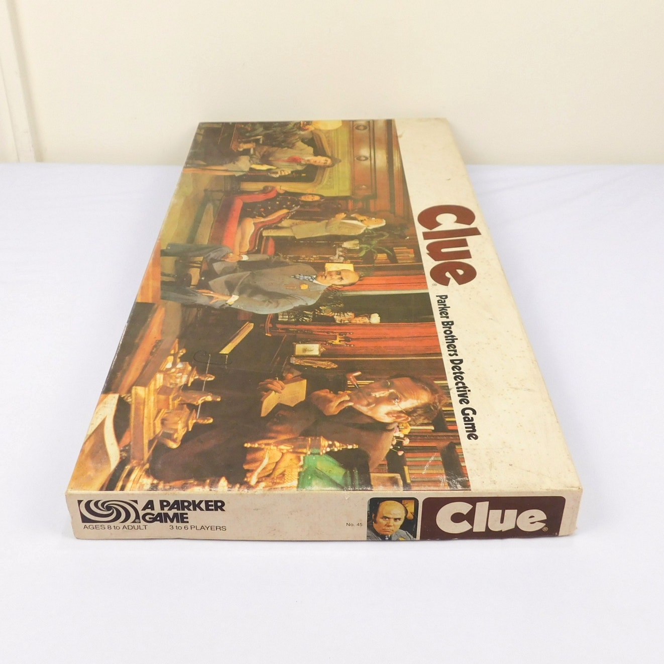 Vintage Clue Board Game 1972 Parker Brothers Complete In Box Detective Mystery
