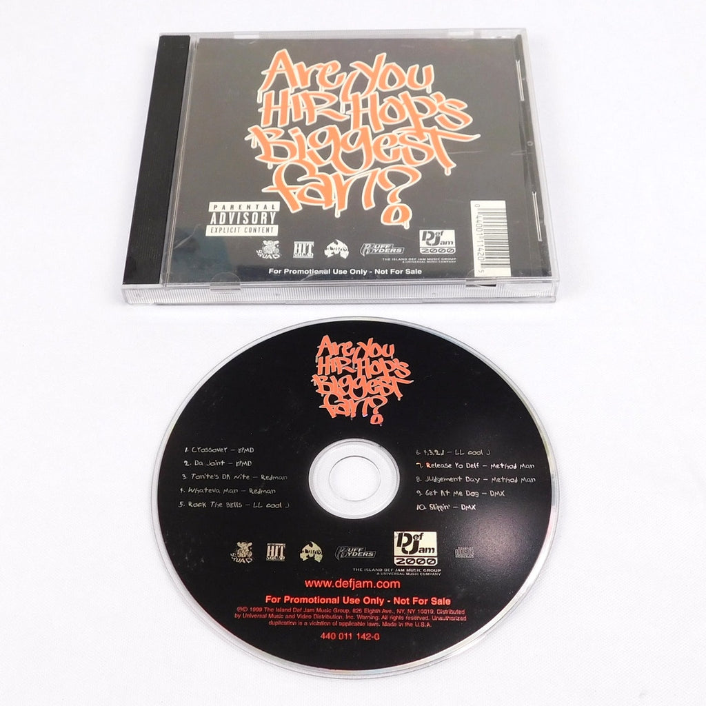 Def Jam Are You Hip Hop's Biggest Fan Promo CD 1999 Tested 440 011 142-0