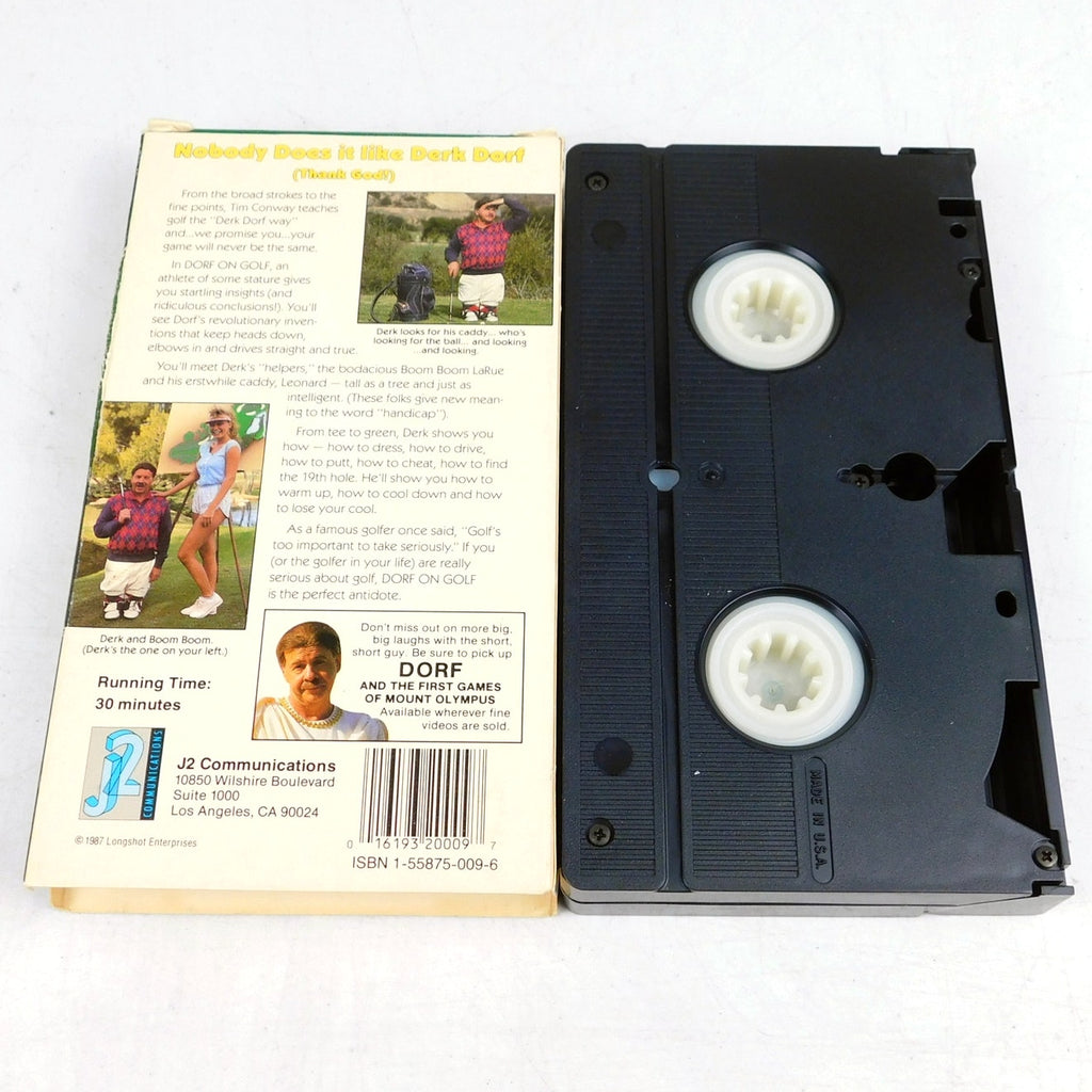 Dorf On Golf VHS Tested Working Tom Conway 1987 J2 Communications