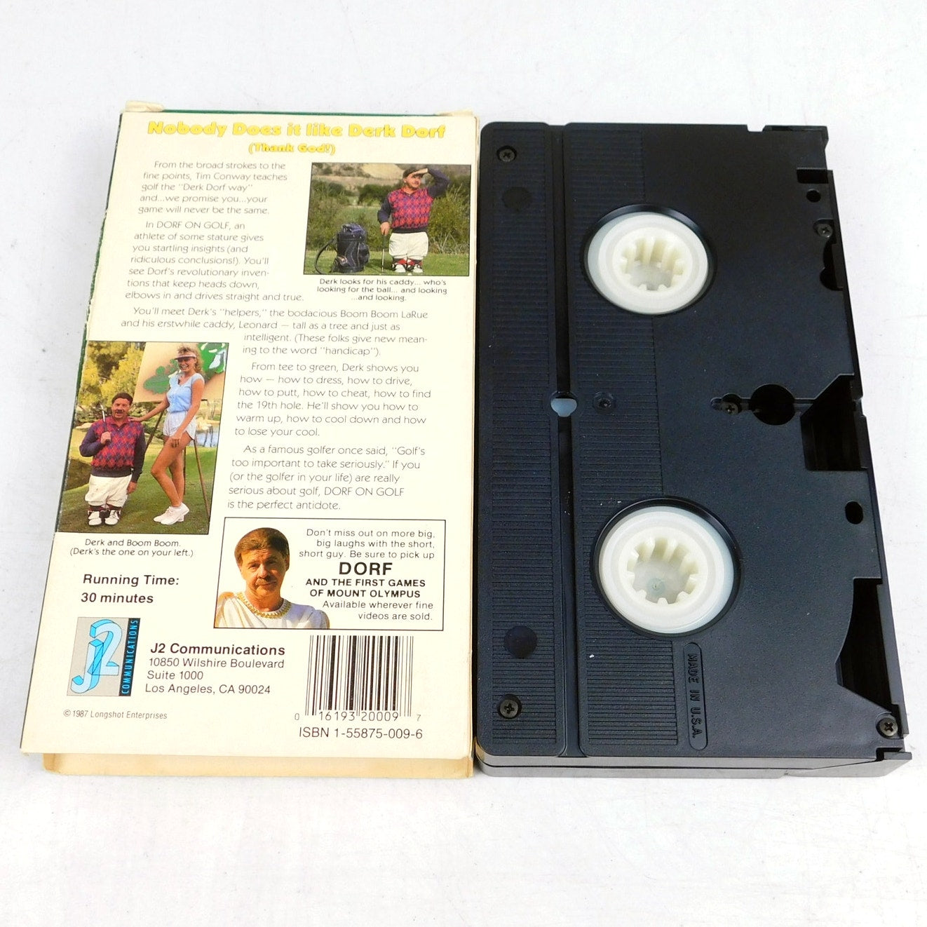 Dorf On Golf VHS Tested Working Tom Conway 1987 J2 Communications