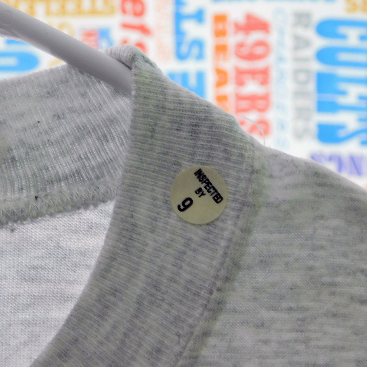 Vintage 90s Shopper T Shirt Size L Definitions Hugger Tag Gray Unworn