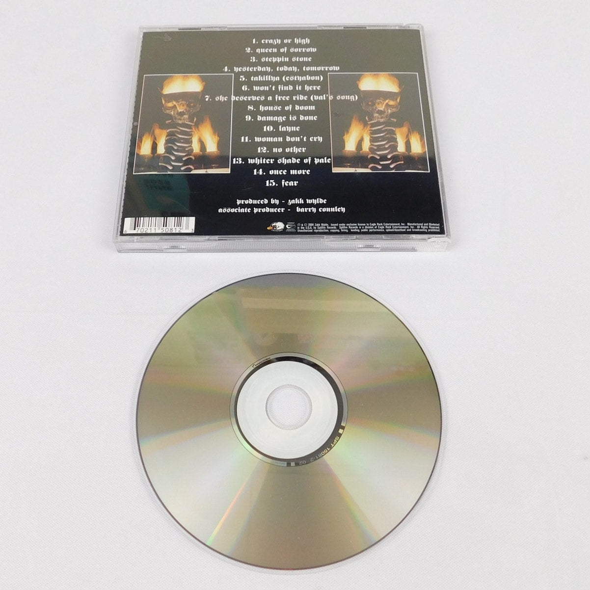 Black Label Society Hangover Music Volume 6 CD Tested 2004 SPT-15081-2