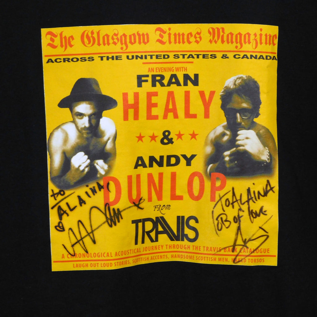 Travis Band Autographed T Shirt - Size M