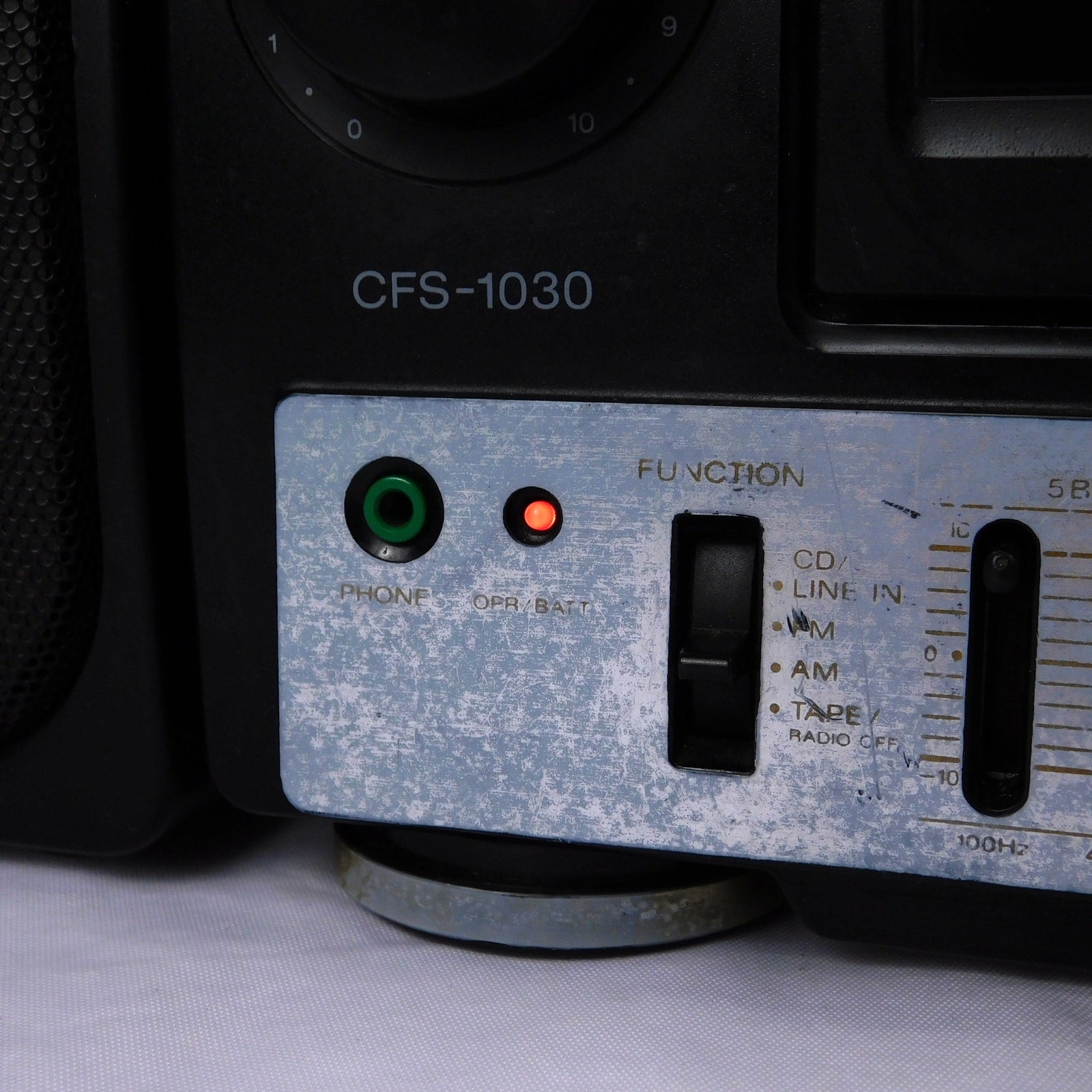 Sony CFS-1030 Portable Stereo Boombox Radio Cassette Deck Serviced New Belts 90s