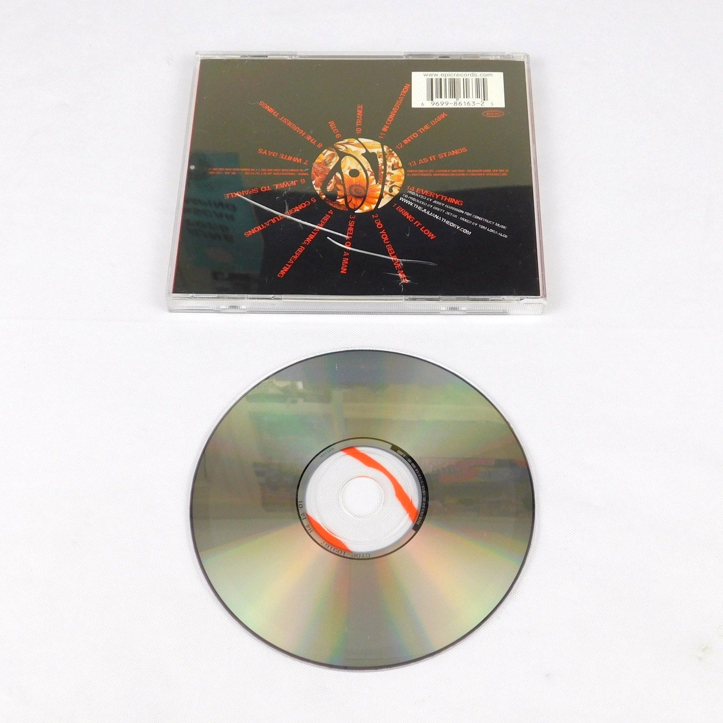 The Juliana Theory Love CD 2003 Tested Epic Records EK 86163