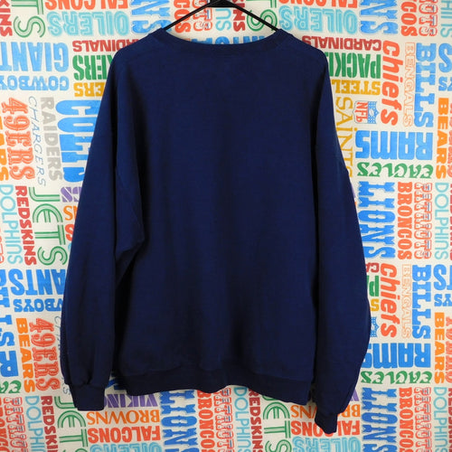 90s Snowmen Fall From Heaven One Flake At A Time Sweatshirt - Size XL
