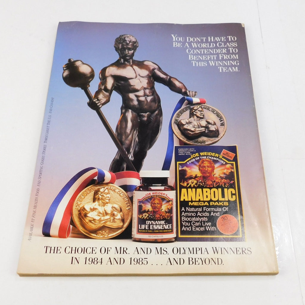 Muscle & Fitness September 1986 Gladys Portugues Rod Koontz Bodybuilding