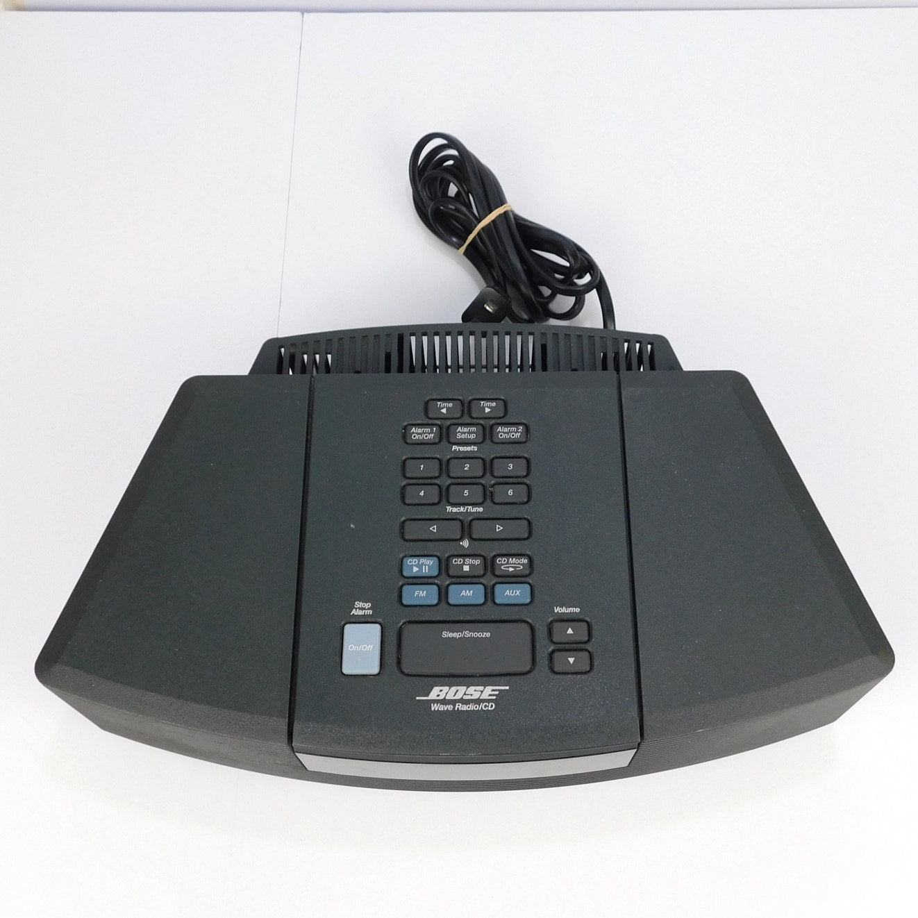 Bose Wave Radio CD Clock Model AWRC1G Tested Working No Remote Black