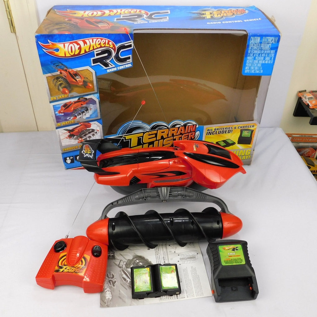 Hot Wheels RC Terrain Twister Complete In Box 2009 Tested X2874 Red