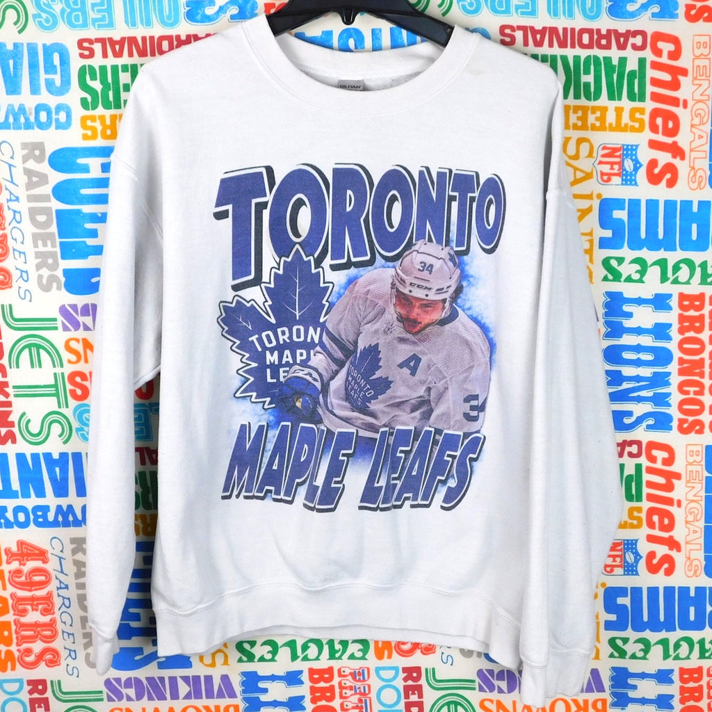 Toronto Maple Leafs Retro Auston Matthews Graphic Sweatshirt - Size L