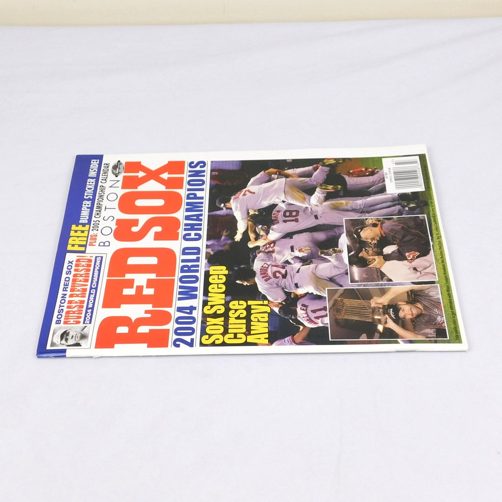 Boston Red Sox 2004 World Champions Magazine Curse Reversed Bumper Sticker