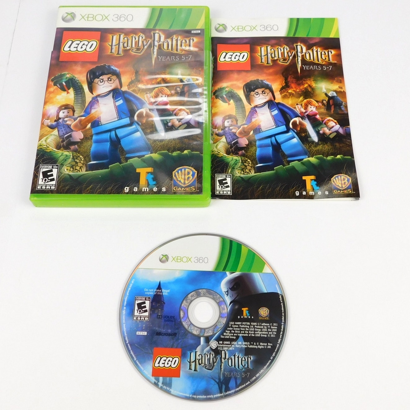 Lego Harry Potter Years 5-7 Microsoft Xbox 360 Complete CIB Tested Working