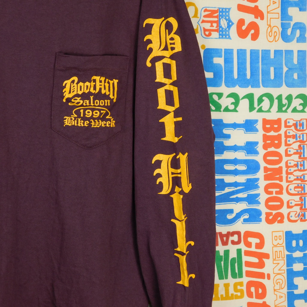 Boot Hill Saloon Daytona Bike Week 1997 Long Sleeve Tee - Size M