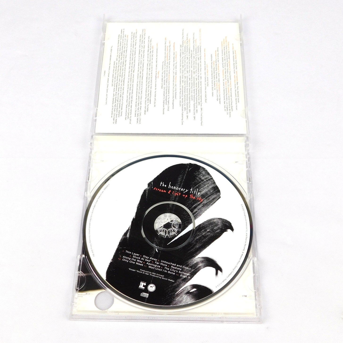 The Honorary Title Scream & Light Up The Sky CD Tested 2007 Reprise 139004-2