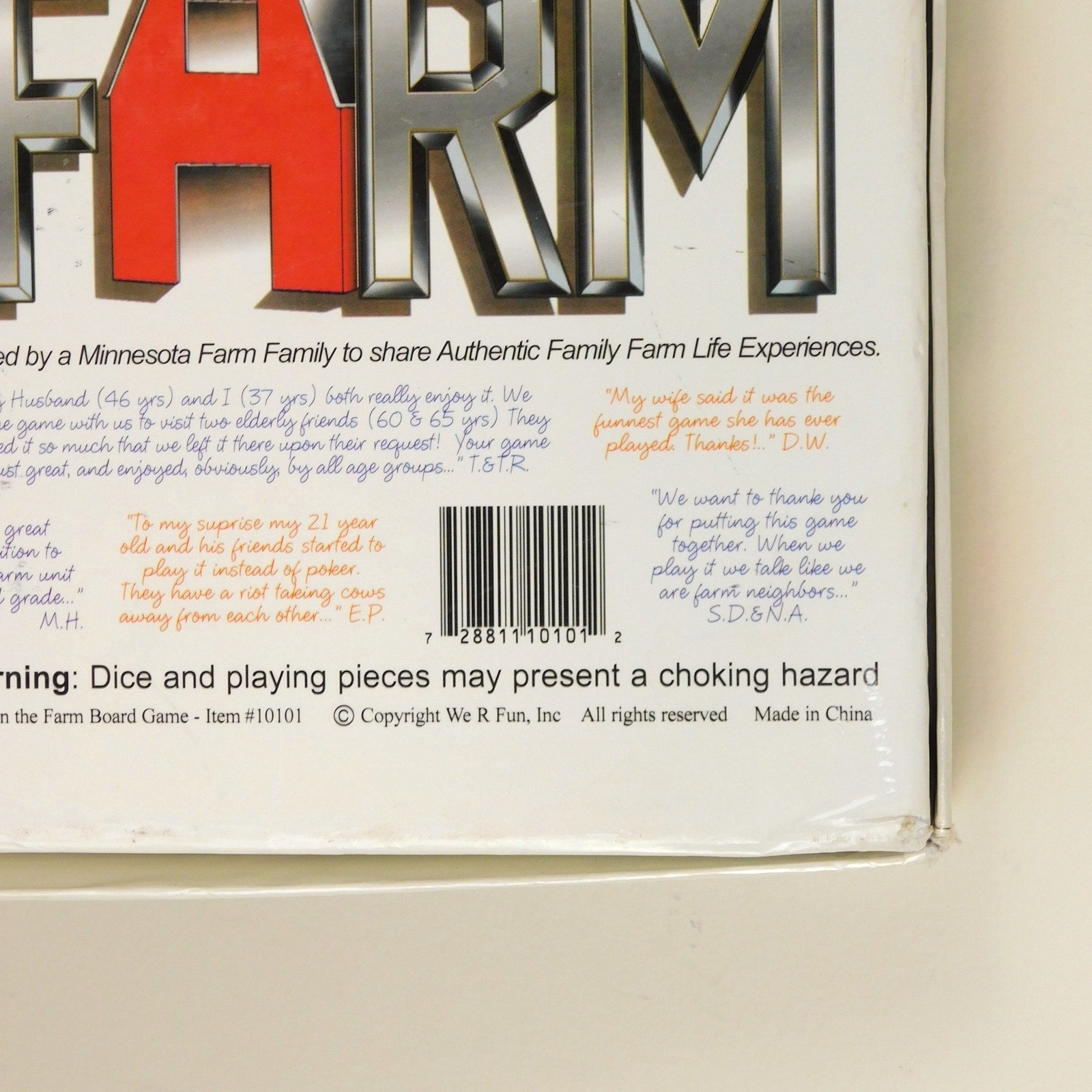 Vintage Life On The Farm Board Game 2003 Complete In Box We R Fun Games