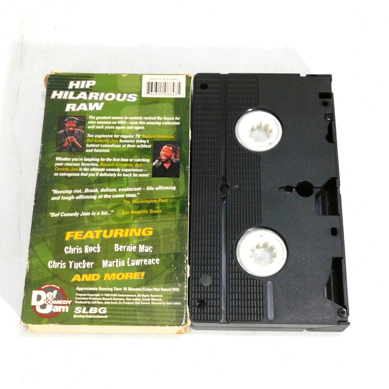 Def Comedy Jam All Stars 2 VHS Tape Tested Working Chris Rock Bernie Mac 2000