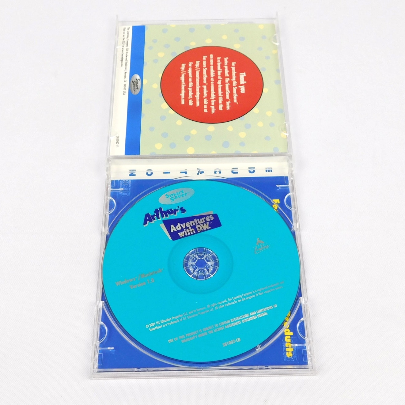 Arthur's Adventures With DW PC CD ROM Game Tested 2001 Smart Saver AOL