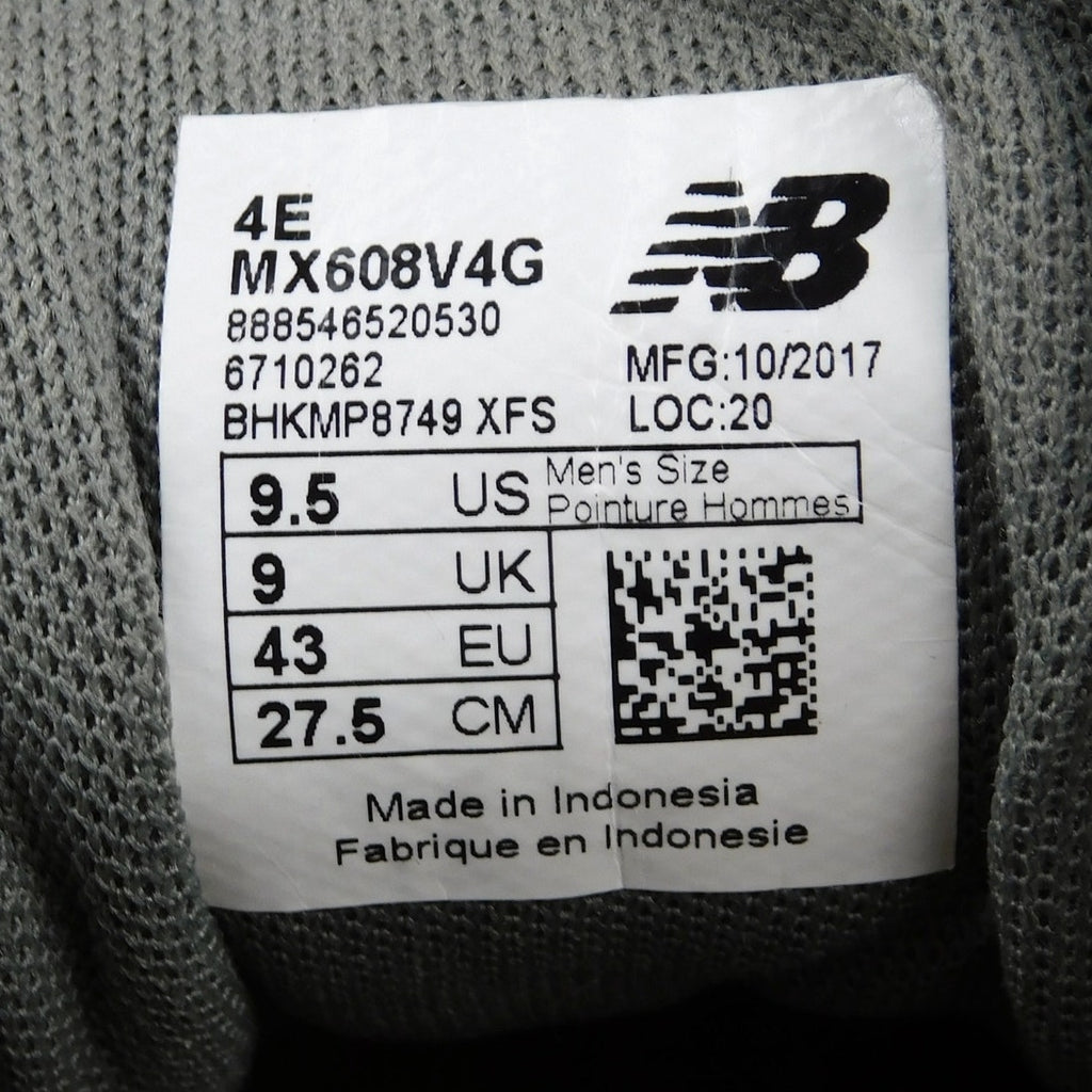 New Balance 608 V4 Sneakers - Size Mens 9.5 (4E EXTRA WIDE)