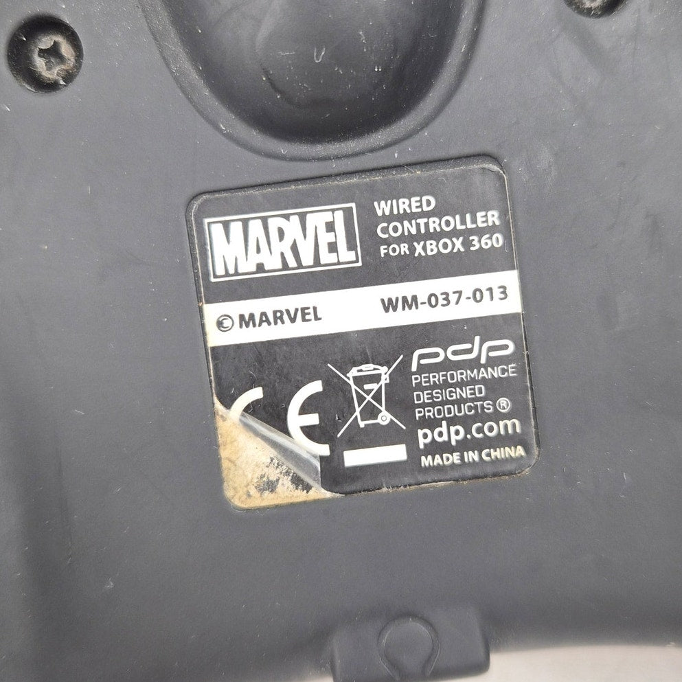 Iron Man Xbox 360 Controller Wired PDP Marvel Tested Working USB