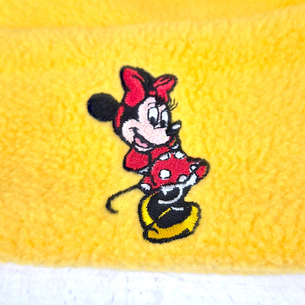 90s Walt Disney World Minnie Mouse Fleece Beanie - OSFA