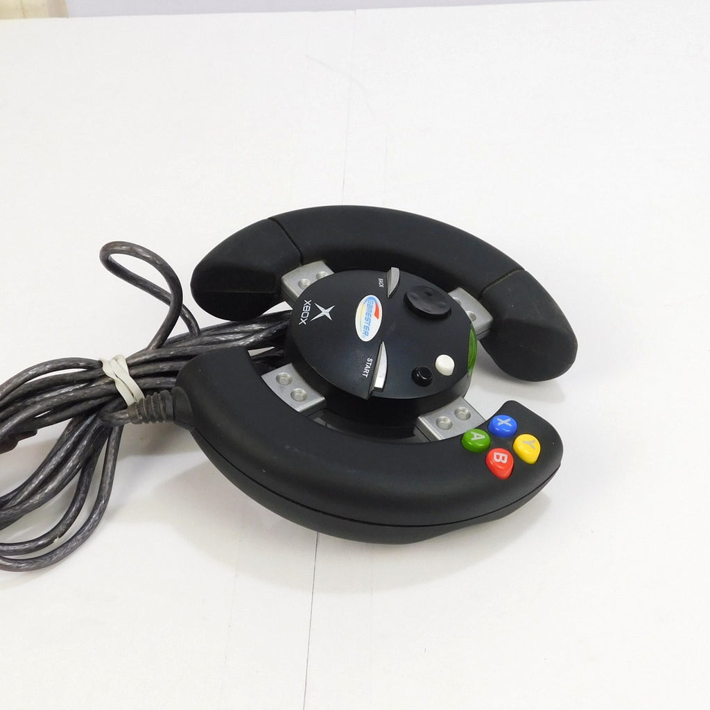 Radica Gamester Pro Racer Steering Wheel Controller Original Xbox Tested Working