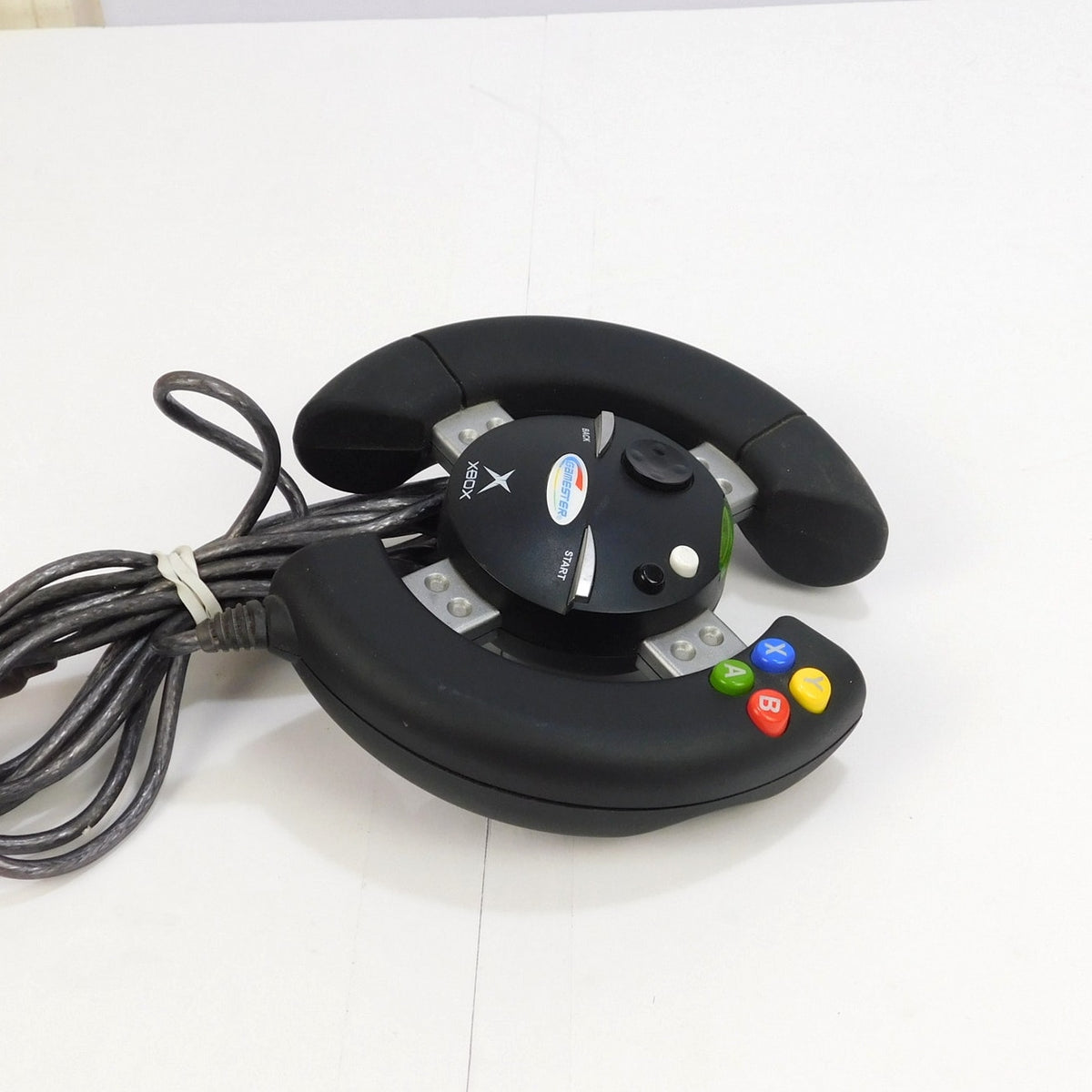 Radica Gamester Pro Racer Steering Wheel Controller Original Xbox Tested Working