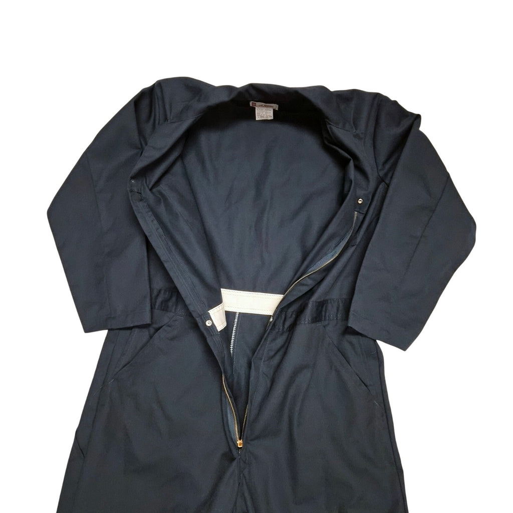 Dickies Basic Blended Coveralls Size L 42/44 Navy Blue Boiler Suit No Wear 2010