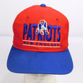 90s Team NFL New England Patriots Pat Patriot Snapback Hat - Adjustable