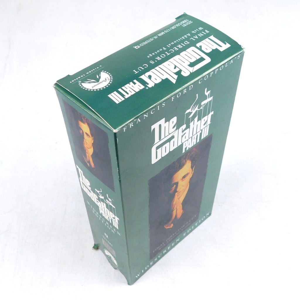 The Godfather Part 3 VHS 2 Tape Set Tested Al Pacino Widescreen 1990
