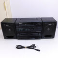 Sony CFS-W455 Dual Cassette Portable Stereo Boombox Radio Fully Tested 1994